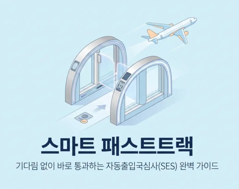 7세 이상 미성년자 자녀 '자동출입국심사(SES)' 공항 현장 등록 및 동반 규정