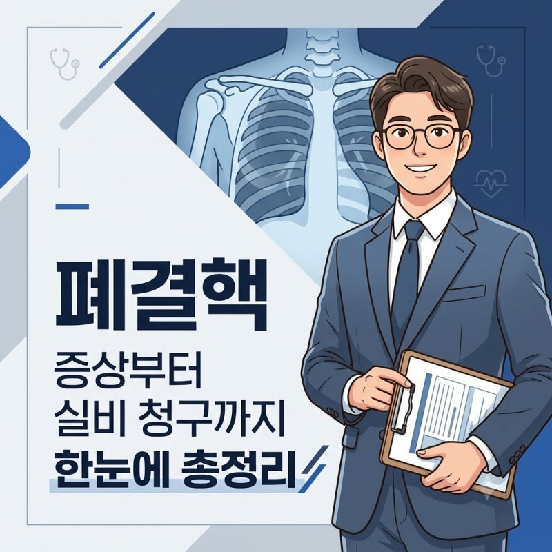 폐결핵 증상 격리 기간 국가 산정특례 지원 및 실비 보험 청구 안내