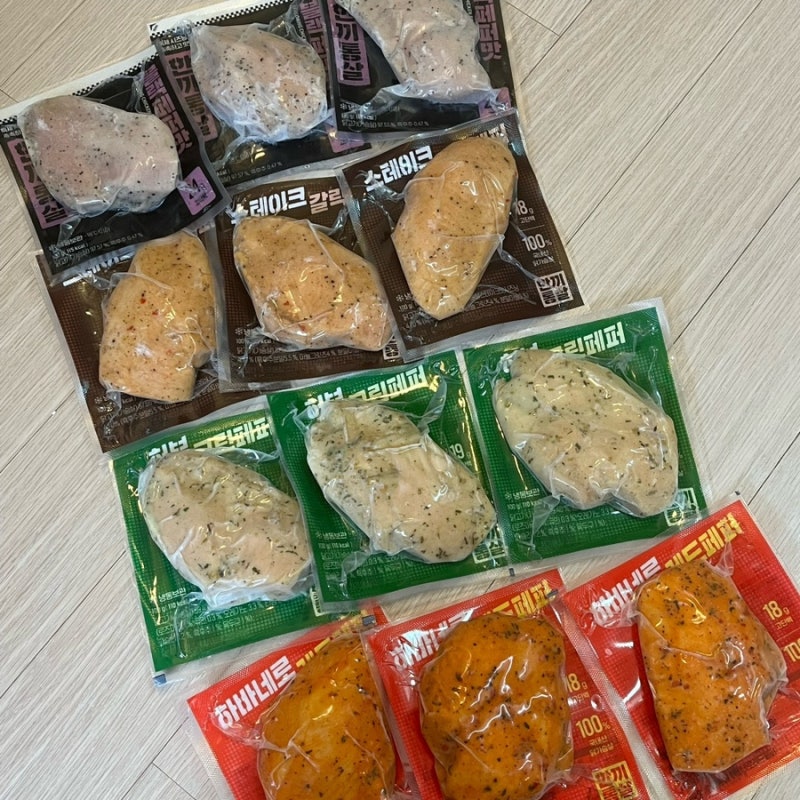 한끼통살 닭가슴살 추천 맛있는 시즈닝닭가슴살 솔직후기