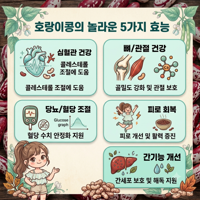 호랑이콩효능 칼로리 제철 주요 영양성분 삶는 법 보관법까지