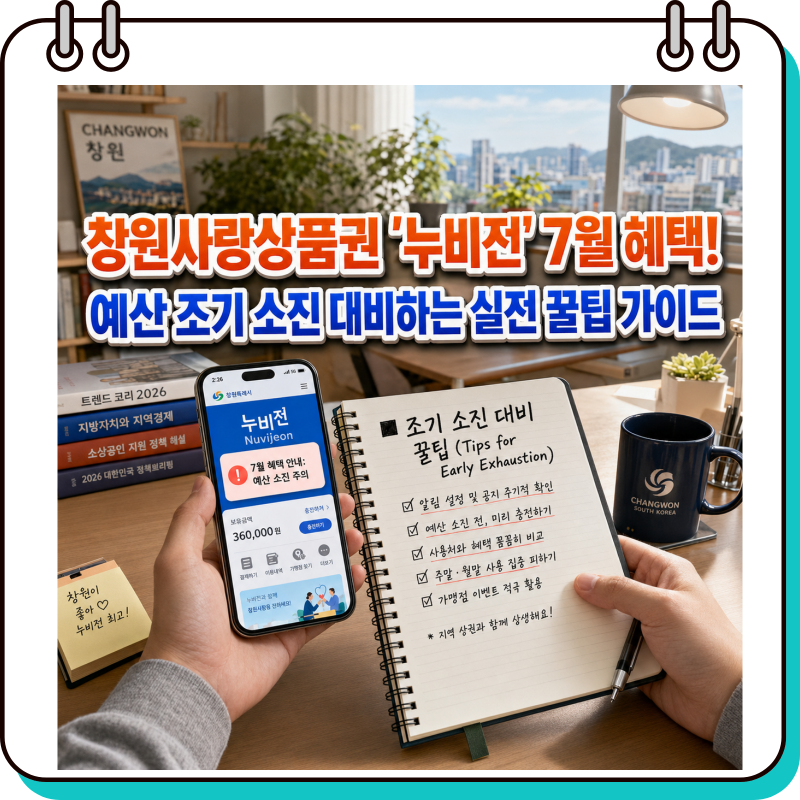 창원사랑상품권 7월 누비전 혜택 안내 및 조시 고진 대비한 꿀팁 가이드