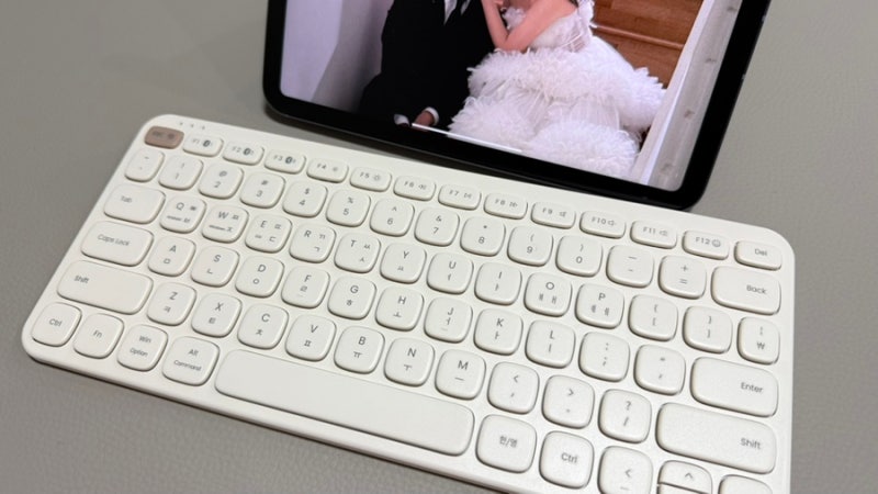 엑토 미니 블루투스 키보드 B606 미니 구매 후기(로지텍 k380과 비교, 이모지 설정)