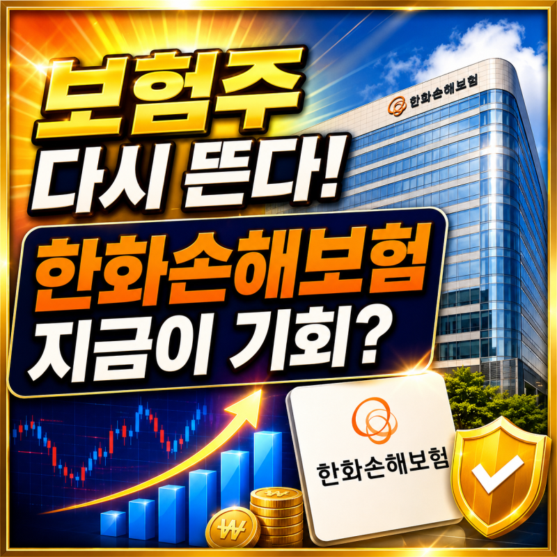 한화손해보험 주가 폭등 가능성? 지금 매수해야 하는 이유 총정리! AI보험·실적·배당까지 완....