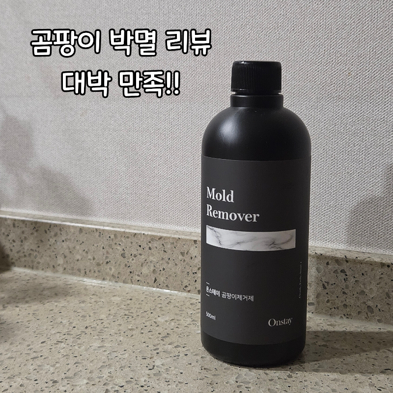 곰팡이제거제 살림템 추천 온스테이 화장실 실크벽지 청소