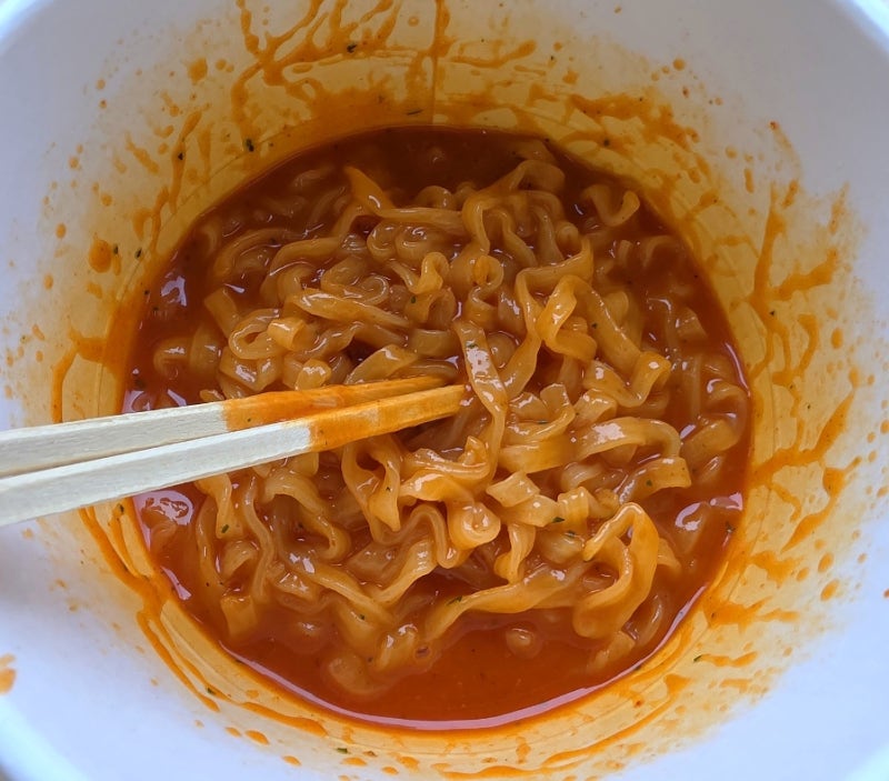 신라면 로제 컵라면 솔직 후기! + 할인 정보
