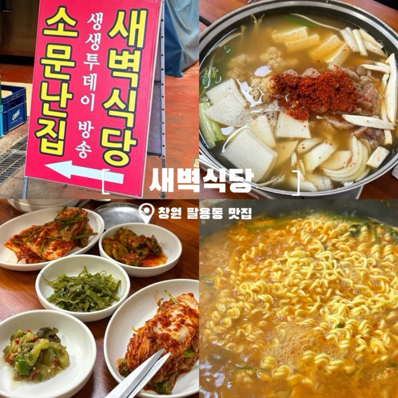 창원 현지인 맛집 팔용동 농산물도매시장 맛집 새벽시장 알곤이탕