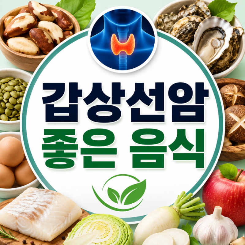 갑상선암에 좋은 음식 10가지, 갑상선 건강을 고려한 식단 총정리