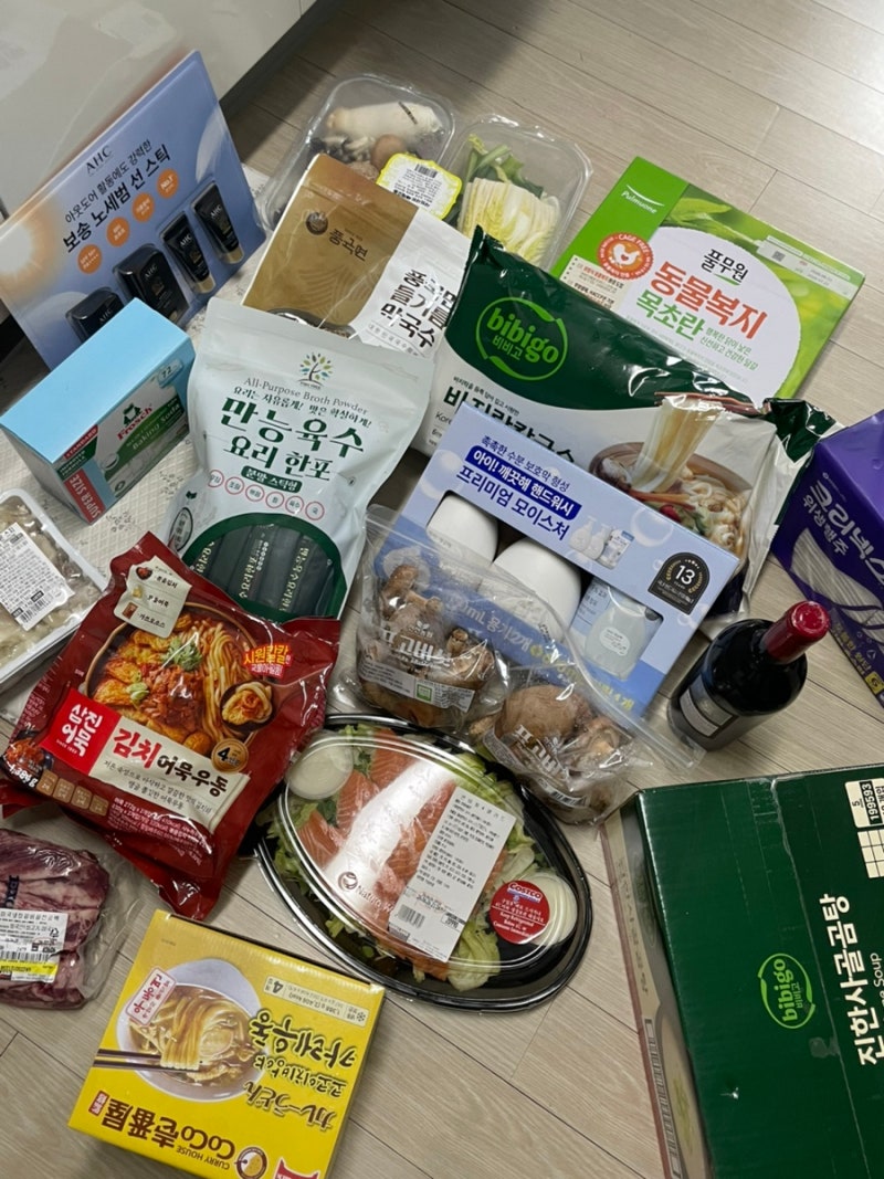 코스트코 장보기 추천템 : 가면 꼭 담아오는 풍국면 들기름 막국수와 비비고 바지락 칼국수