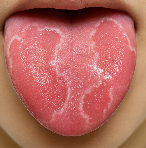 부산지도설 혀가 지도를 닮았다면? 지도설(Geographic Tongue) 원인과 관리법