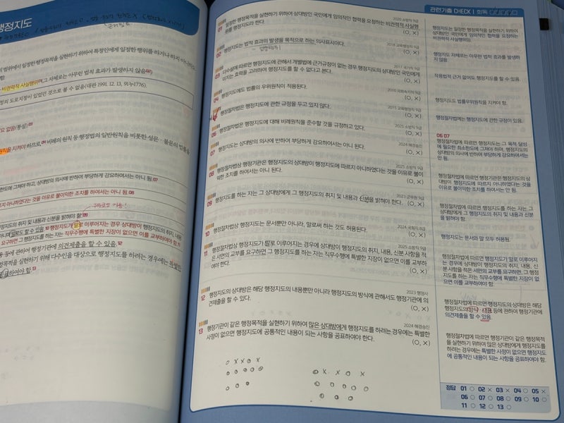 9급 공무원 행정법 95점 공부방법 : 공단기 박준철 써니 추천