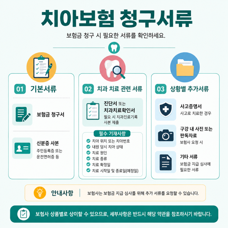 라이나 치아보험 청구서류 쉽게 알아보기, 준비서류부터 추가 서류까지