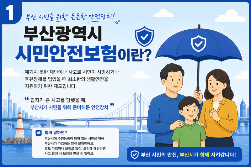 부산광역시 시민안전보험, 부산 시민이라면 꼭 알아두세요