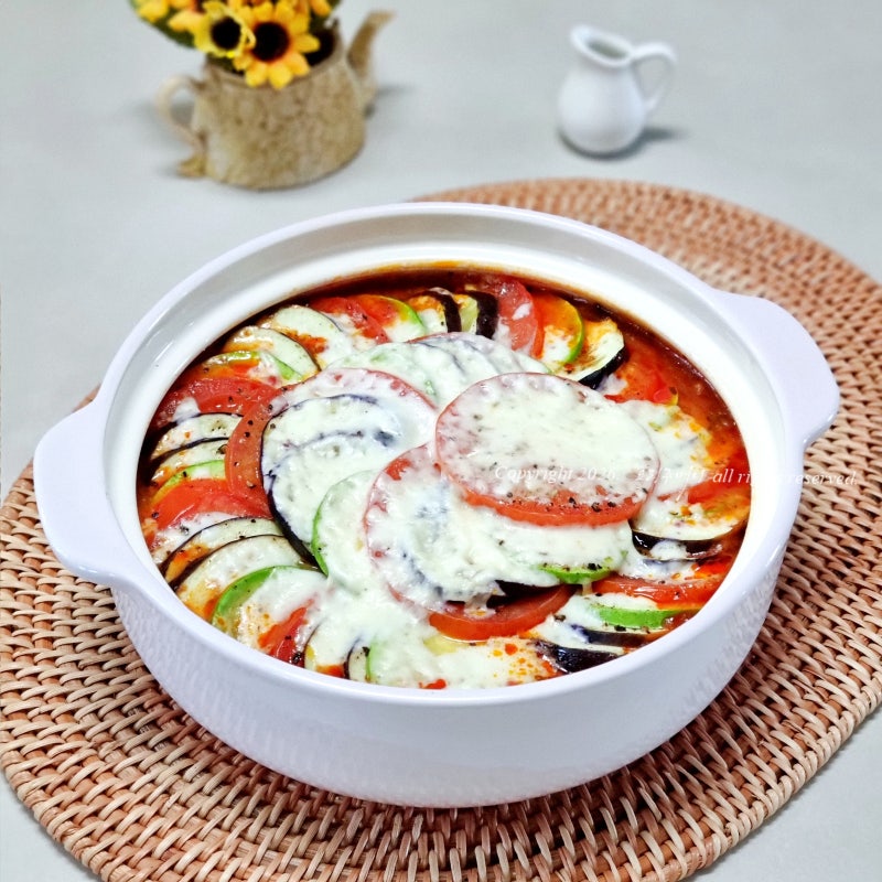 라따뚜이 만들기 토마토 스튜 레시피 전자레인지 요리
