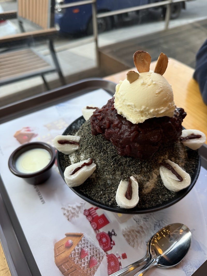 설빙 흑절미설빙 가격 칼로리 당류