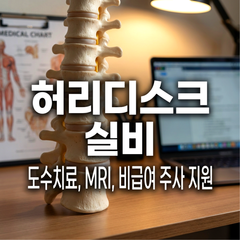 허리디스크 실비 어디까지 보장될까? MRI·후유장해·수술비 총정리