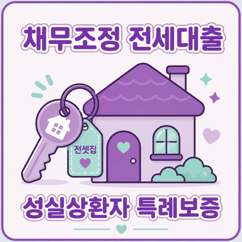 채무조정 중에도 전세대출 된다? 신용회복지원자 특례보증의 반전