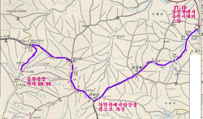 몽덕산 사진 2