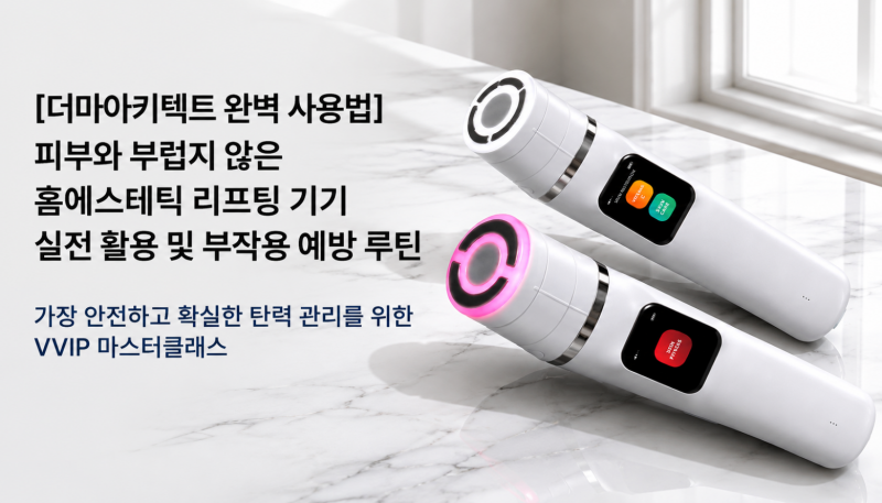 [암웨이][더마아키텍트 완벽 사용법] 피부과 부럽지 않은 실전 활용 및 부작용 예방 루틴