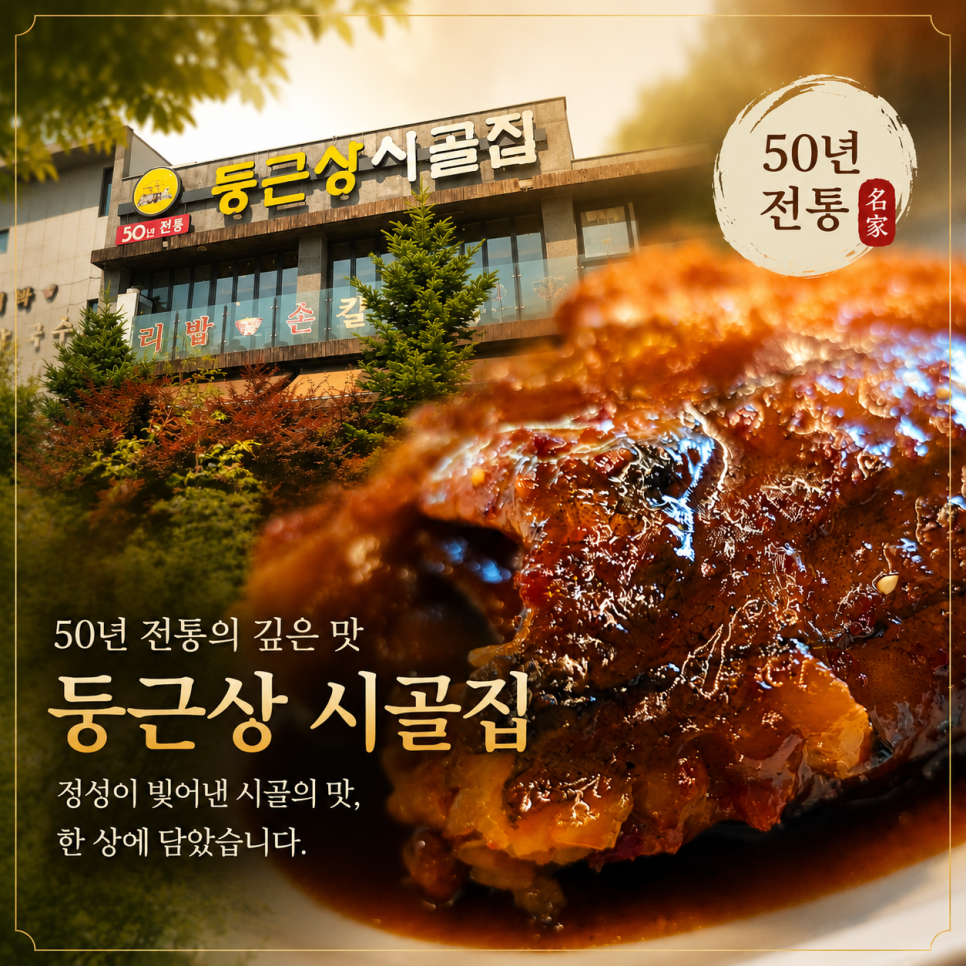 둥근상시골집 사진 1