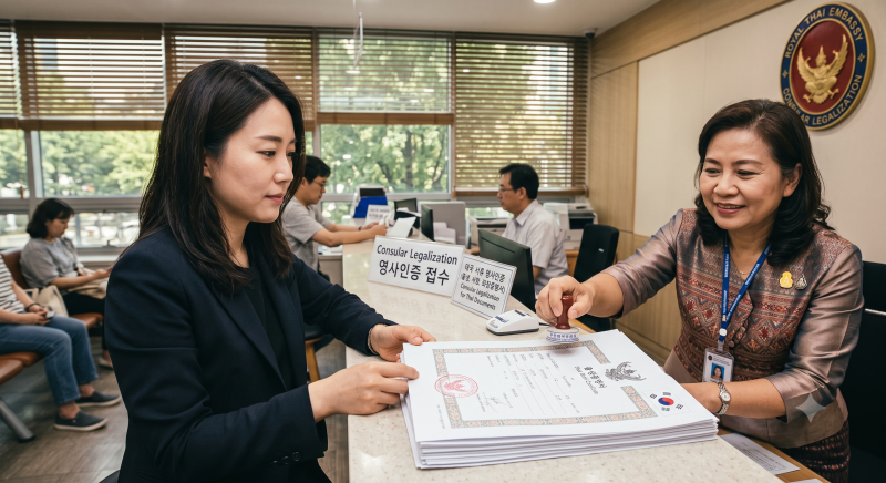 [태국 대사관 인증] 태국 출생·사망·화장증명서 영사인증 및 국문 번역공증 완벽 가이드