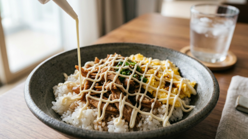 치킨마요덮밥 만들기 레시피, 데리야끼 소스와 재료 정리