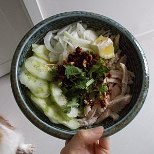 닭가슴살고수오이무침 ️