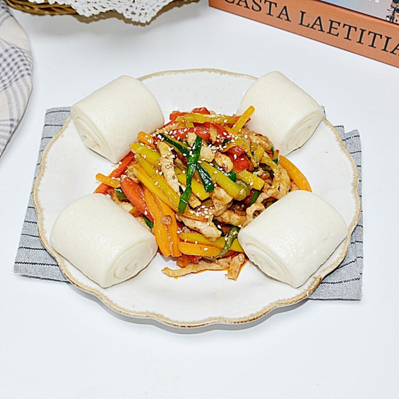 고추잡채 레시피 꽃빵 찌는법 파프리카 볶음 요리