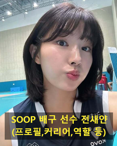 <b>SOOP</b> 수퍼스 <b>배구</b> 선수 전새얀(프로필,커리어,역할 등)