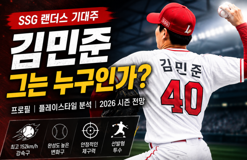 SSG 랜더스 신인투수 김민준 그는 누구인가? 프로필 플레이스타일 분석