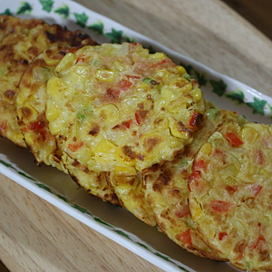 톡톡 씹히는 스위트콘 요리 레시피 콘옥수수전 만들기