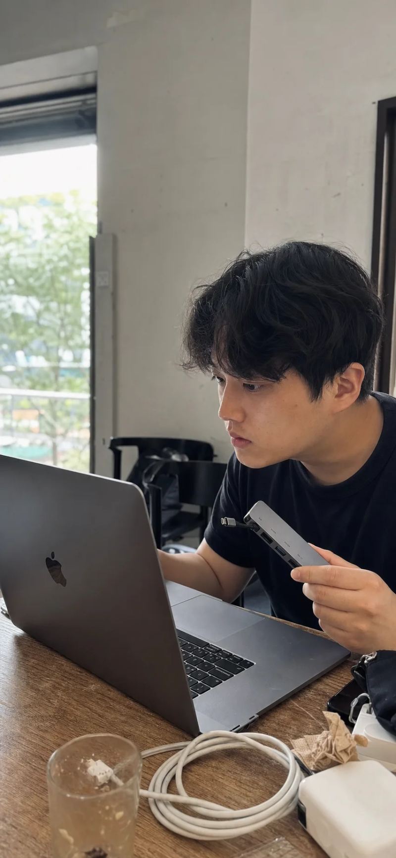 맥북 에어 M3 C타입 인식 안됨, 시스템 리포트 전류량·480Mb/s 속도로 확인