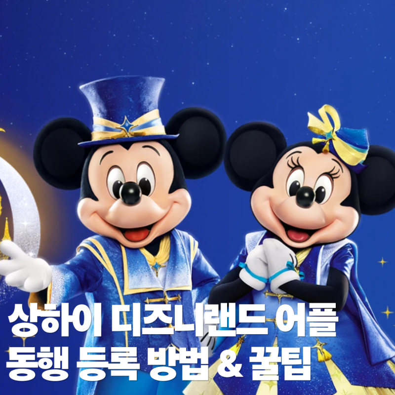 상하이 여행 I 상하이 디즈니월드 어플에 동행 등록 하는 법 I상하이 디즈니랜드 어플 꿀팁 (+....