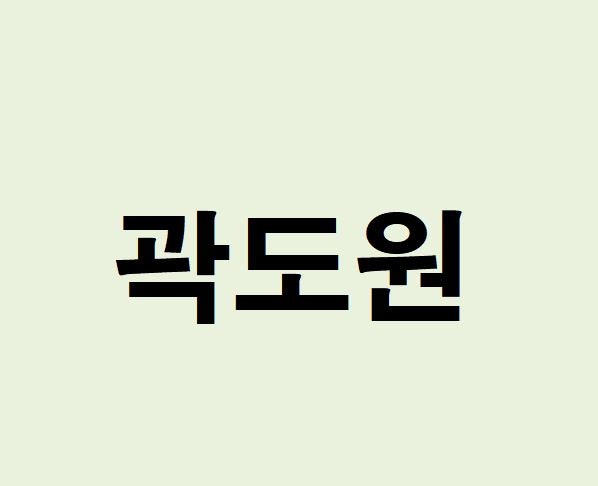 배우 곽도원 프로필, 사주 분석 및 풀이(운세, 재물, 직업, 연애)