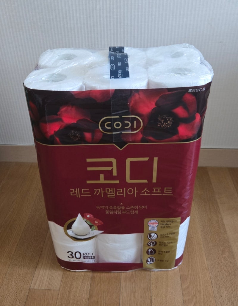 코디 레드 까멜리아 소프트 화장지