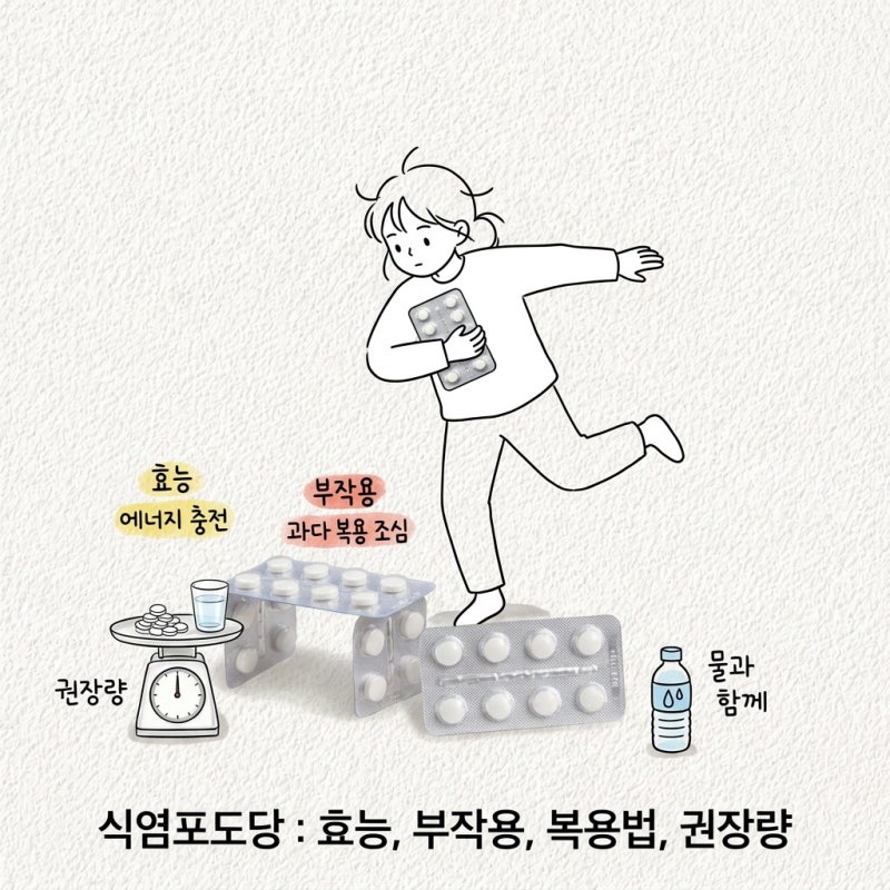 식염포도당 효능 부작용 복용법 권장량
