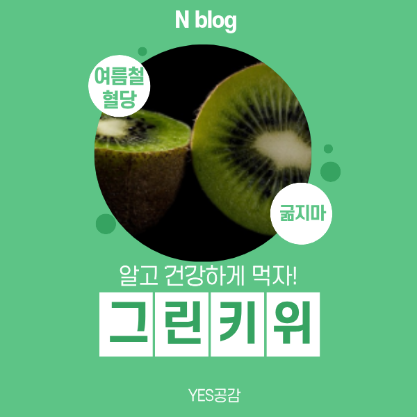 여름철 혈당에 좋은 그린키위 효능 부작용 하루 섭취량
