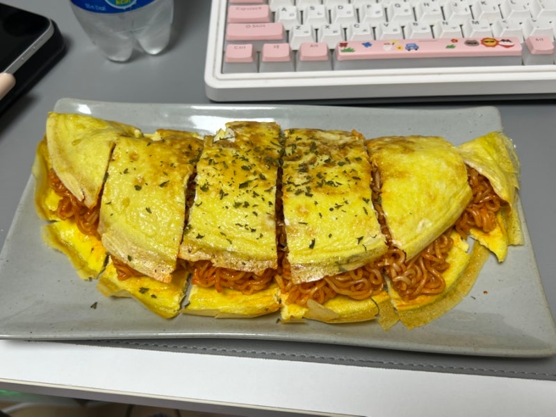 불닭오믈렛 만들기 명동/남포동불닭오믈렛 야매레시피