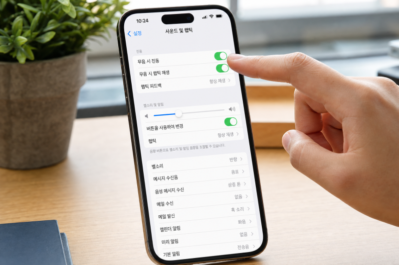 아이폰 액션 버튼 활용 아이폰 무음 설정 및 진동 설정 완벽 분석