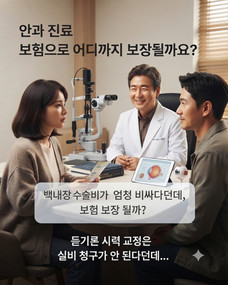 [보험 정보] 안과 질환, 어디까지 보험으로 보장될까? 완벽 정리