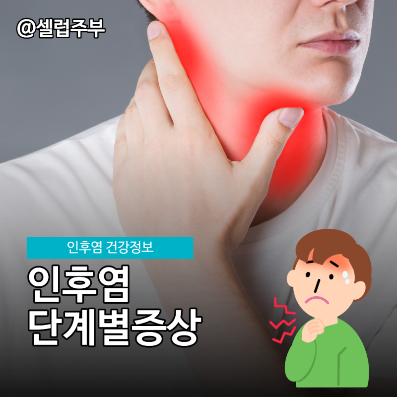 인후염 단계별 증상, 효과적인 인후염 약!