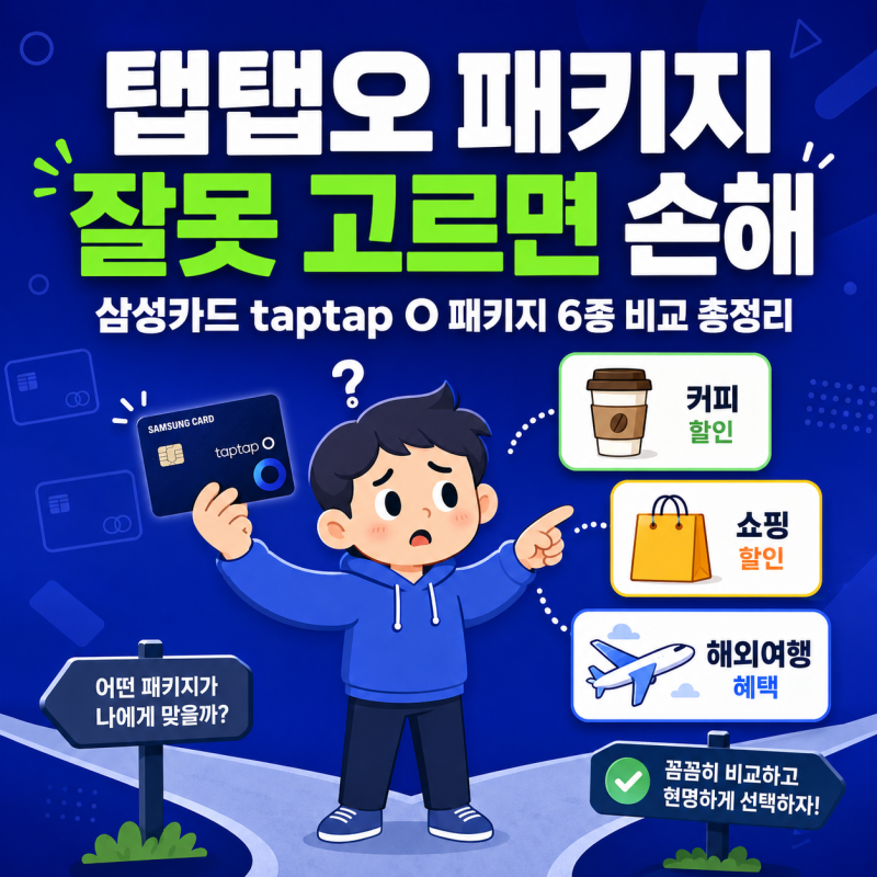 삼성카드 탭탭오(taptap O) 혜택 해외결제 총정리