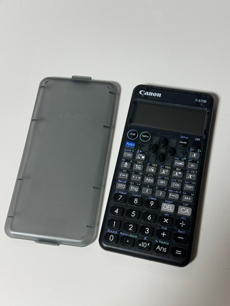 캐논 공학용 계산기 F-570X, 기사시험 필수품 리뷰