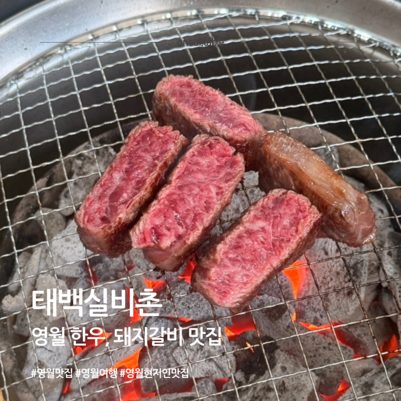 [영월 맛집] 태백실비촌ㅣ영월 현지인이 추천하는 한우와 돼지갈비 맛집, 가족 외식으로 만....