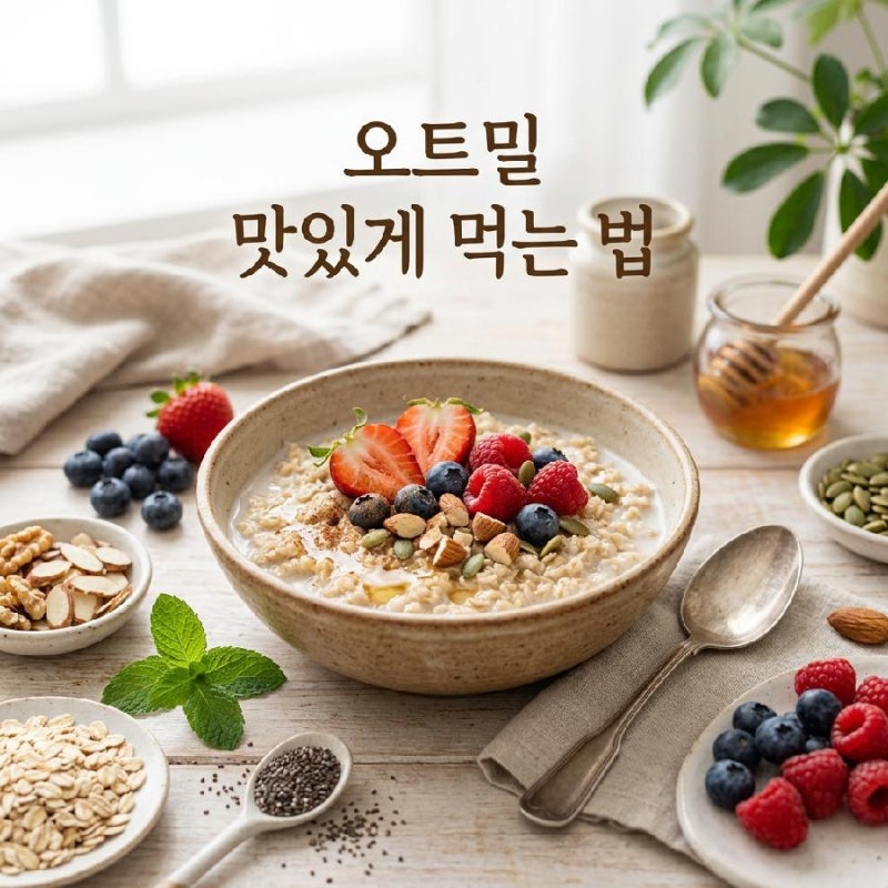 오트밀 먹는 방법, 맛있게 시작하는 활용가이드