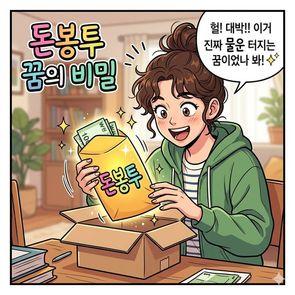 돈봉투 꿈 해몽, 재물운이 상승하는 길몽일까?