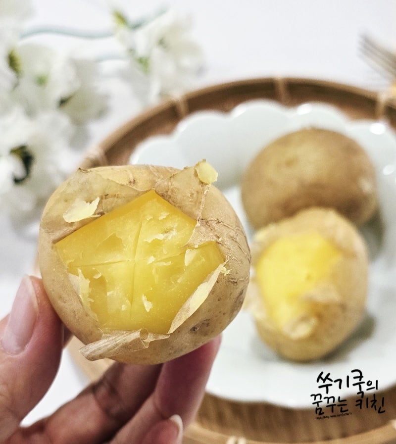 감자 삶는 법 감자 전자레인지 찌는 법 냄비처럼 촉촉하게 익히는 꿀팁!