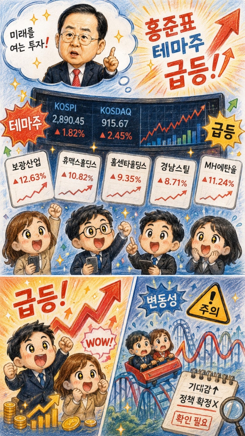 홍준표 테마주 급등 이유, 지리산댐·SMR 발언이 증시를 흔든 배경