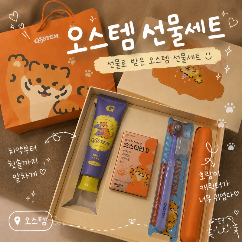 오스템 덴탈케어 종합 선물세트 추천 부모님 명절 선물 잇몸관리 오스템 치약 어린이 온가족....