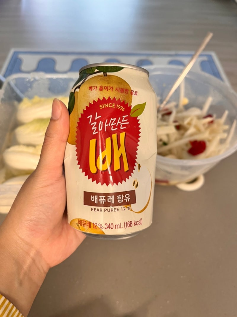 여름 반찬 백김치 만들기 갈아만든 배 넣어봤어요