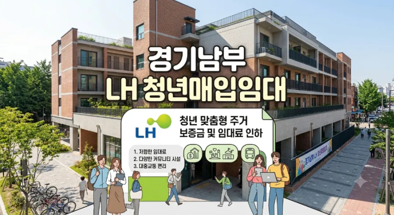 2026년 2차 경기남부 LH 청년매입임대주택 공고: 수원, 성남, 용인 등 228호 총정리